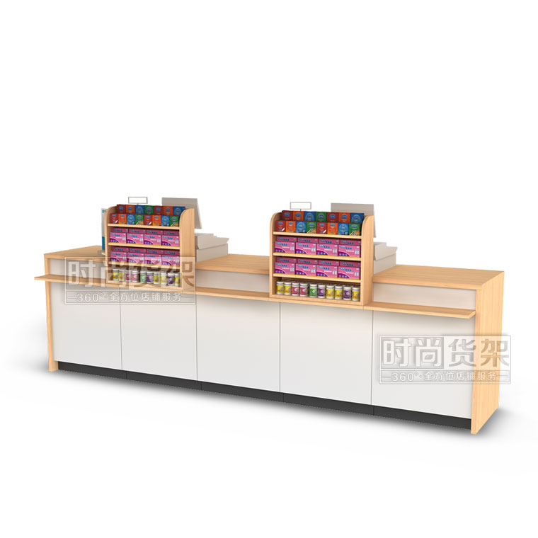 紅櫻桃木紋藥店收銀臺(tái)